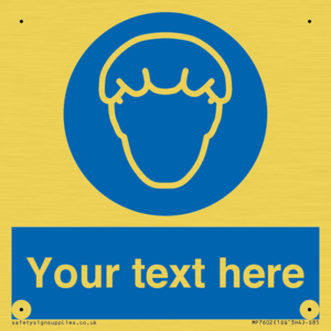 Custom Hair protection must be worn